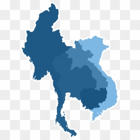 Southeast Asia Map - South East Asia Shape, HD Png Download - asia map png