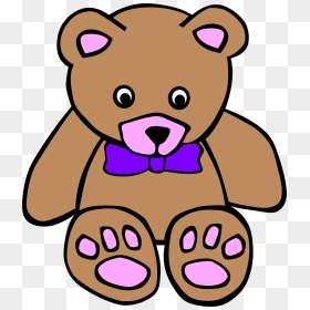 Colourful Teddy Bears Cartoon, HD Png Download - teddy bear vector png