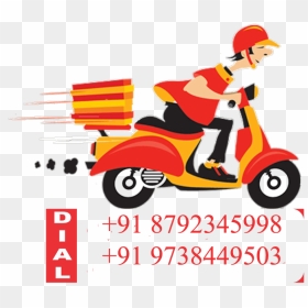 Delivery Bike Clipart Png - Grocery Free Home Delivery, Transparent Png - free delivery icon png