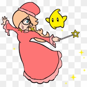 Rosalina As Little Red Riding Hood"s Grandmother - Mario Party Star Rush Artwork, HD Png Download - little red riding hood png