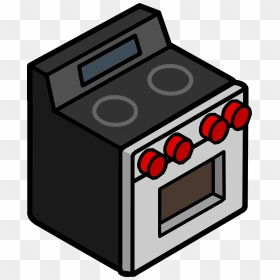 Brushed Steel Oven Icon - Club Penguin Oven, HD Png Download - fridge icon png