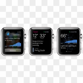 Apple Watch 2 Time Display , Png Download - Time Travel Apple Watch, Transparent Png - dark sky png