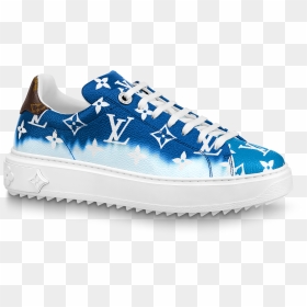 Sneaker Lv Escale In Monogram Canvas, Sgd1400 - Louis Vuitton Shoes Women Blue, HD Png Download - lv png