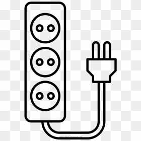 Extension Cord Coloring Page Clipart , Png Download - Extension Cord Clipart, Transparent Png - power cord png