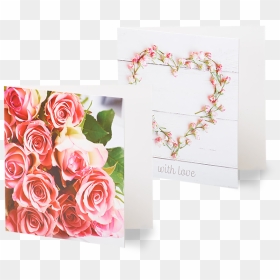 Handwritten Greetings Cars - Greeting Card, HD Png Download - valentine single roses png