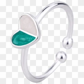 Body Jewelry, HD Png Download - green heart png