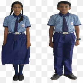 Thumb Image - Standing, HD Png Download - school dress png
