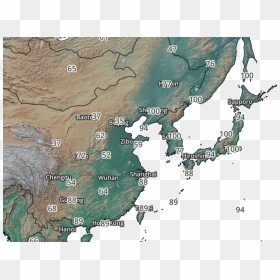 Map Of East Asia 1939, HD Png Download - asia map png