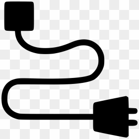 Cable Vector Svg - Power Cable Icon, HD Png Download - power cord png