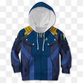3d Captain Kirk Star Trek Beyond Kid Full Print Hoodie - Hoodie, HD Png Download - captain kirk png