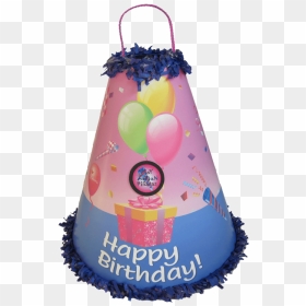 Girls Birthday Pink Pinata - Birthday, HD Png Download - pink birthday cake png