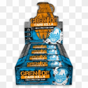 Grenade Carb Killa Protein Bars - Grenade Carb Killa Bars Cookies And Cream, HD Png Download - chaos png