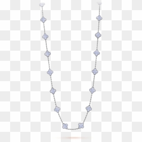 Vintage Alhambra Long Necklace, 20 Motifs, - Necklace Vintage 20 Motifs Van Cleef, HD Png Download - iron chain png