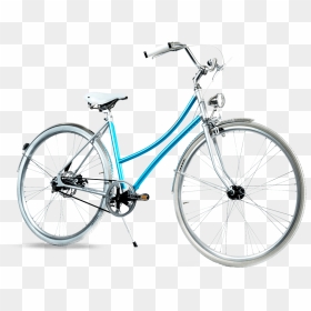 City Bike Da Donna Con Trasmissione A Cinghia - Road Bicycle, HD Png Download - glamour bike png