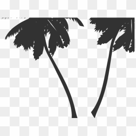 Three Palm Trees Svg Clip Arts - Vector Palm Tree Png, Transparent Png - dry trees png
