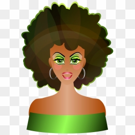 Art Svg Black Lady - African American Clip Art Of Ladies, HD Png Download - pick art png