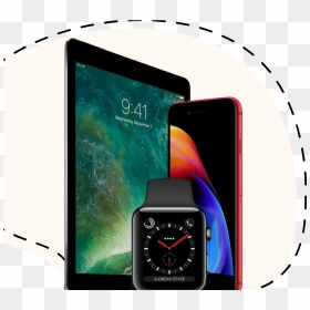 Apple - Analog Watch, HD Png Download - apple tab png