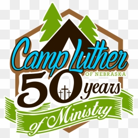 2017 Camp Luther 50th Anniversary Logo, HD Png Download - nebraska png