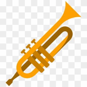 Transparent Tuba Png - Cartoon Trumpet Png, Png Download - flute vector png