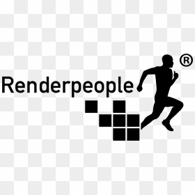 Render People Logo Png, Transparent Png - 3d white man png
