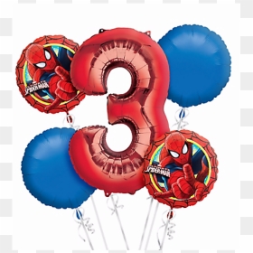 Thumb Image - 5th Birthday Spider Man, HD Png Download - birthday baloon png
