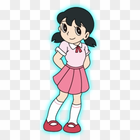 Shizuka In School Dress - Love Nobita Shizuka Png, Transparent Png - school dress png