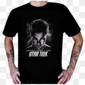 F 16 T Shirt, HD Png Download - captain kirk png