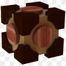 The Companion Cube Puzzel Box Render By Benno Baatsen - Puzzle Box, HD Png Download - companion cube png
