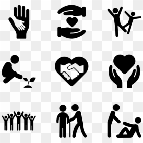 People Icon Drawing Chalk Png - Humanitarian Clipart, Transparent Png - png files people