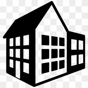 3d House - Building And House Icon, HD Png Download - 3d white man png