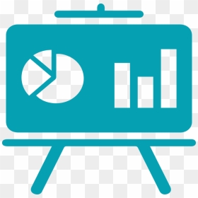 Presentation Icon Clipart , Png Download - Presentation Icon Png White, Transparent Png - stock market graph png