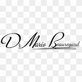 Dr Mario Beauregard - Calligraphy, HD Png Download - dr mario png