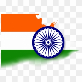 26 January India Republic Day With Hanging Ashoka Vector - Blue Ashok Chakra Flags, HD Png Download - tiranga flag png