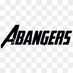 Avengers Font And Avengers Logo - Abangers Avengers, HD Png Download - avenger logo png