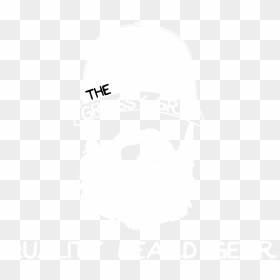 Beard Logo White Text - Illustration, HD Png Download - beard logo png