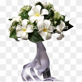 Wd-002 Wedding & Special Event, Plumeria Flower Bouquet, HD Png Download - plumeria tree png