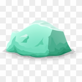 Rocks Rock Mountain Teal Iceberg Ice Cold - Ice Rocks Png, Transparent Png - ice mountain png