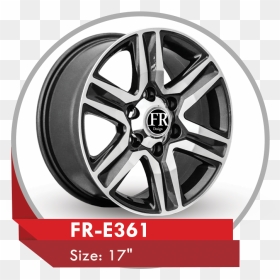 Fr-e361 Alloy Wheel For Toyota Fortuner Suv Cars - Alloy Wheels In Oman, HD Png Download - toyota fortuner png