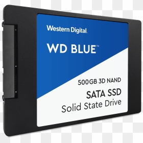 Wd Blue 3d Nand Sata Ssd 500gb Right - Wd Blue Ssd 250g, HD Png Download - 3d white man png