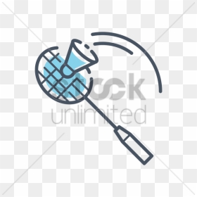 Badminton Clipart Main - Badminton Racket Transparent Vector, HD Png Download - badminton clipart png