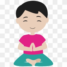 Meditation And Yoga For Kids - Transparent Kids Yoga Clipart, HD Png Download - kids cartoons png