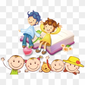 Cute Kids Cartoon Child Free Hd Image Clipart - Cute Free Cartoon Png, Transparent Png - kids cartoons png