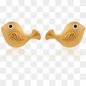 Adorable Golden Fish Earrings - Earrings, HD Png Download - golden fish png