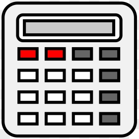 Clipart - Transparent Calculator Clip Art, HD Png Download - calculator clipart png