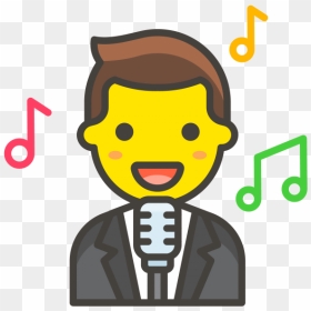 Singer Icon Png Clipart , Png Download - Office Worker Png, Transparent Png - singer clipart png