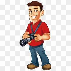 Photography Clipart Male Photographer - Photographer Images Clip Art, HD Png Download - photographer clipart png