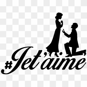 Marriage Proposal Wedding Clip Art - Silhouette, HD Png Download - wedding.png