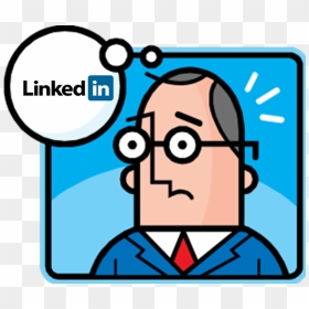 Linked In Cartoon, HD Png Download - linkedin images png