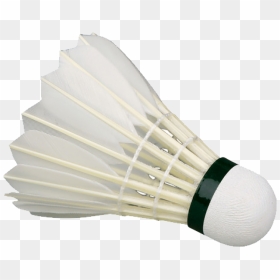 White Shuttlecock / Featherball Png Image - Badminton Shuttlecock, Transparent Png - badminton clipart png