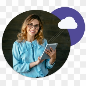 About Control Cloud Team - Dia Da Secretaria Oculos, HD Png Download - cloud technology png